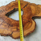 Rare Olive Wood Slab – Live Edge Unique Grain Sustainable Luxury for Epoxy Coffee Table & Guitar - Olive Generic