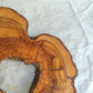 Rare Olive Wood Slab – Live Edge Unique Grain Sustainable Luxury for Epoxy Coffee Table & Guitar - Olive Generic