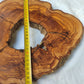 Rare Olive Wood Slab – Live Edge Unique Grain Sustainable Luxury – 27x38x2.5 cm - Olive Generic