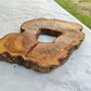 Rare Olive Wood Slab – Live Edge Unique Grain Sustainable Luxury for Epoxy Coffee Table & Guitar - Olive Generic