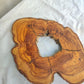 Rare Olive Wood Slab – Live Edge Unique Grain Sustainable Luxury – 27x38x2.5 cm - Olive Generic
