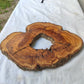 Rare Olive Wood Slab – Live Edge Unique Grain Sustainable Luxury – 27x38x2.5 cm - Olive Generic