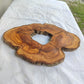 Rare Olive Wood Slab – Live Edge Unique Grain Sustainable Luxury – 27x38x2.5 cm - Olive Generic