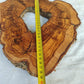 Rare Olive Wood Slab – Live Edge Unique Grain Sustainable Luxury for Epoxy Coffee Table & Guitar - Olive Generic