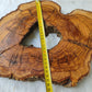 Rare Olive Wood Slab – Live Edge Unique Grain Sustainable Luxury – 27x40x3 cm - Olive Generic