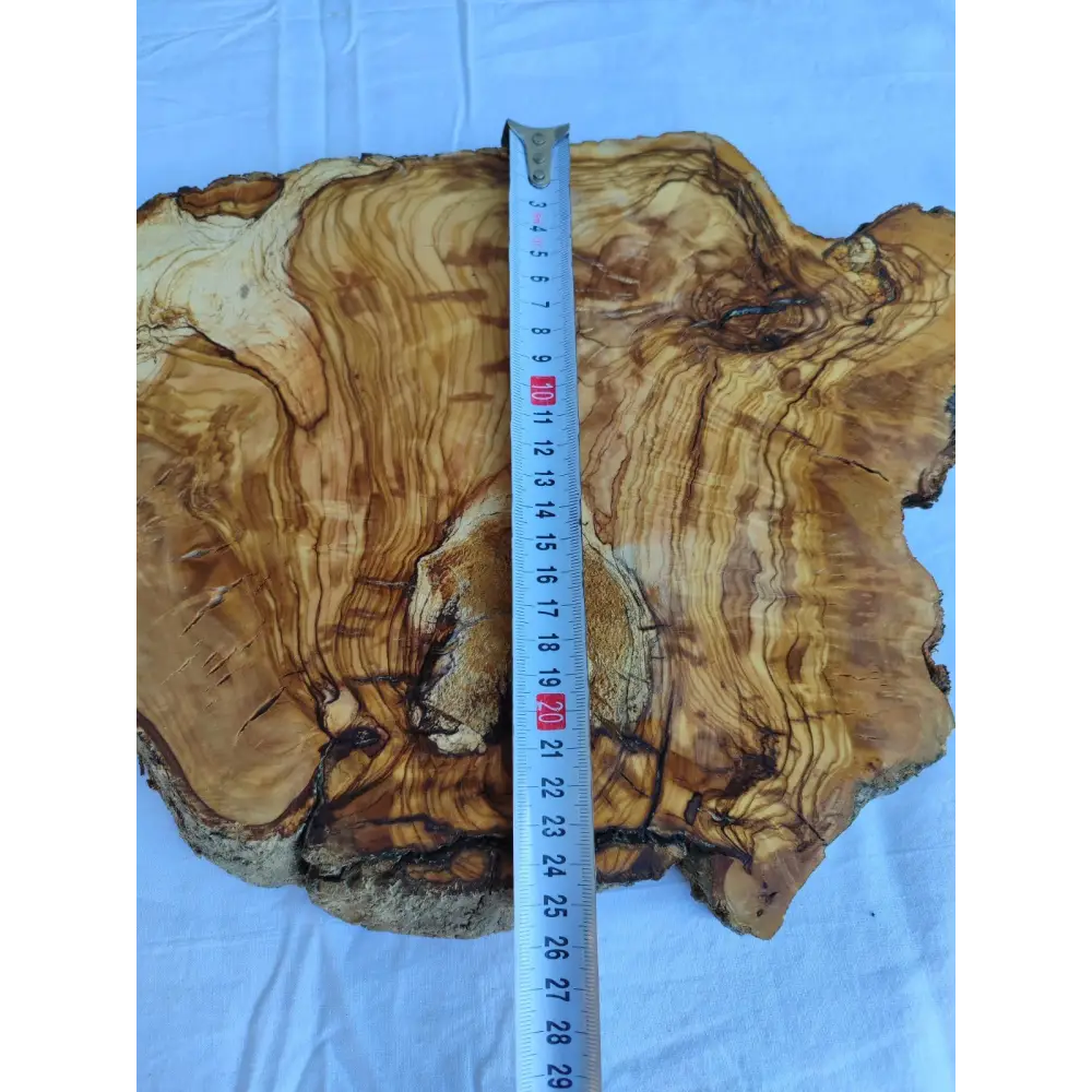 Small Olive Wood Slab 200+ Years | Live Edge Olive Wood Slice for Epoxy.